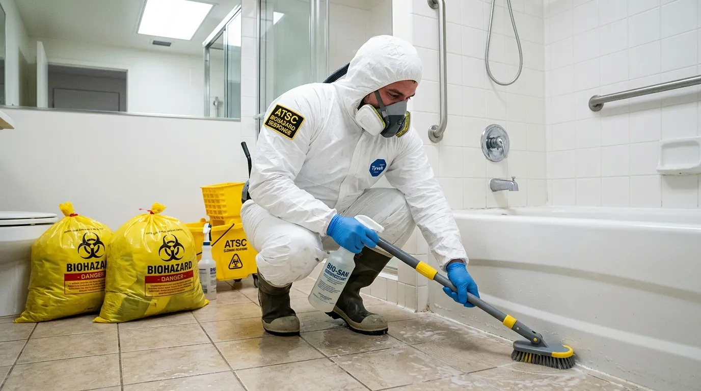 Decontamination equipment deployed for Blood Cleanup in Syosset